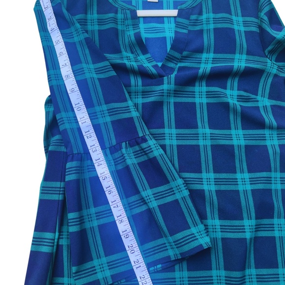 J CREW Plaid Blouse size M - Picture 4 of 6